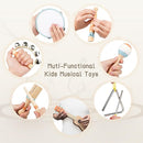 Kids Guitar Set - 7 in 1 Musical Instruments for Toddlers 2-4, Wooden Musical Toys for 2 3 4 Year Old Boy & Girls Birthday Gifts, Band Sets with Ukulele/Flute/Tambourine/Maracas Toys for Kids 3-5 by TinyTreasures Baby Boutique