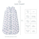 Baby Sleep Sack 2-4 T 95% Rayon from Bamboo 5% Spandex Boys & Girls Wearable Blanket 1.0 TOG Toddler Sleeping Sack 2- Way Zipper X-Large by TinyTreasures Baby Boutique