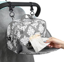 Accmor Stroller Organizer, Universal Stroller Organizer with Insulated Cup Holder Pocket, Dual Purpose Large Capacity Stroller Bag Caddy, Stroller Accessories Fits for Uppababy, Doona, Nuna Strollers by TinyTreasures Baby Boutique