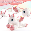 Sew Butiful Unicorn Stuffed Animal, 12in/30cm, Cute Plushies for Girls,Stuffed Unicorn Plush Birthday Gifts Soft Plush Toys Set for Baby, Toddler, Girls, Kids,Decor by TinyTreasures Baby Boutique