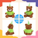 Cuteoy Happy Birthday Bear Musical Stuffed Animal Shaking Singing Dancing Plush Toy Electric Interactive Animated Plushies Gifts for Kids Girls Boys by TinyTreasures Baby Boutique