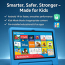 10.1" Kids Tablet Android 14 | 64GB Octa-Core 8GB RAM | Shockproof Case & Parental Control | 12H Fast Charge | HD Display w/Google Kids Space & Educational Apps | WiFi 6/Bluetooth/GPS | Ages 3-12 by TinyTreasures Baby Boutique