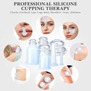 16 Pcs Silicone Cupping Therapy Set Anti Cellulite Cup Vacuum Suction Massage Cup Silicone Cupping Therapy Set for Cellulite Reduction Myofascial Release Massage Therapist Home Use (Clear) by CozyNest Decor