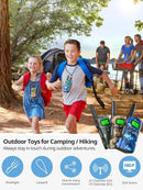Walkie Talkies for Kids Rechargeable,Toys for Boys and Girls Ages 3-12, 4 Pack Long Range 2-Way Radios, Birthday Gifts,Christmas Stockings, Outdoor Play, Family Games, Hiking Camping Gear by TinyTreasures Baby Boutique