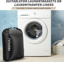 Travel Laundry Bag, Vacuum Compression Dirty Clothes Travel Bag Waterproof Wet Dry Bags Large Capacity Space Saver Bags Reusable Camp Clothes Organizer for Sports College Dorm Laundromat (1 Pcs )Black by TinyTreasures Baby Boutique