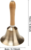 Super Loud Solid Brass Hand Call Bell by TinyTreasures Baby Boutique