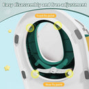 Potty Training Toilet Seat with Kids Step Stool Anti-Slip Toddler Potty Seat with Soft Cushion, Baby Potty Training Set Toddlers Toilet Seat for Boys and Girls (Green) by TinyTreasures Baby Boutique