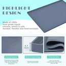 URMONA Waterproof Silicone Under Sink Mat 19'' x 12'' Shelf Liner for Kitchen and Bathroom, Cabinet and Counter Protector, Storage and Organizers, Litter Mat, Pet Cat Puppy Essentials(Beige) by CozyNest Decor