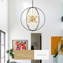 23.6" Black Gold 12-Light Globe Sputnik Chandelier Modern Adjustable Hanging Ceiling Glass Tube Pendant Light Fixture for Entryway Foyer Staircase Dining Living Room Hallway by CozyNest Decor