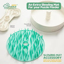 Insert, Dog Bowl Slow Feeder Accessories, Transform Your Lick Bowl to Slow Feeder Insert Dog Bowl, 6 Cups 9.8 Inch Green by CozyNest Decor