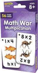 Teacher Created Resources Math War Multiplication Flash Cards (EP62048) by TinyTreasures Baby Boutique