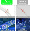 300 LED Solar Rope Lights Outdoor 99 FT Bright Solar Garden String Lights Durable 8 Modes Outdoor Fairy Lights Waterproof Solar Garden Decorative Lights (300LED, Blue) by GreenHaven Gardens