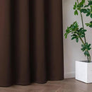 Blackout Curtains 108 Inches Long for Bedroom, Thermal Insulated Blackout Curtains 2 Panels Set, Solid Grommet Privacy Room Darkening Drapes for Living Room Windows(W52 x L108, Chocolate) by CozyNest Decor