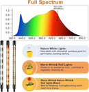 Full Spectrum Dual Heads Clip Grow Lights for Indoor Plants with 3/9/12H Timer Dimmer and 10 feet Cables for Plant Growing(Adapter Included) by GreenHaven Gardens