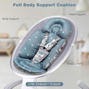Upgraded Infant Car Seat Insert, 2-in-1 Reversible Baby Car Seat Head Support with 3 Strap Covers, All Seasons Newborn Car Seat Insert and Baby Carseat Cushion for Stroller, Swing, Rocker, Bassinets by TinyTreasures Baby Boutique