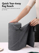 Fantasticlean Microfiber Cleaning Cloth Roll -40 Pack, Tear Away Microfiber Towels, 12" x 12", Reusable, Washable, Scratch Free, Ultra Absorbent Dish Rags for Car, Home, Garage or Shop (DimGrey) by CozyNest Decor