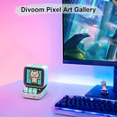Divoom Ditoo Pixel Art Gaming Portable Bluetooth Speaker with App Controlled 16X16 LED Front Panel, Also a Smart Alarm (White) by TinyTreasures Baby Boutique