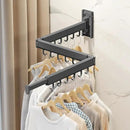 Laundry Drying Rack,Drying & Clothes Rack,Wall Mounted,Retractable & Collapsible, Grey by CozyNest Decor