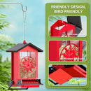 Squirrel Proof Bird Feeders for Outdoors, 5LBS Large Capacity Metal Wild Bird Feeder with Bilateral Weight-Activated Perches, Anti Squirrel Bird Feeders for Outside Finch, Cardinal, Blue Jay by GreenHaven Gardens