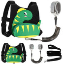 Accmor Toddler Harness Leash + Anti Lost Wrist Link, Cute Dinosaur Kids Harness with Leash, Mini Child Harness Leash Wristband Tether Protector for Baby Boys Girls Age1-3 Years Old to Outdoor Travel by TinyTreasures Baby Boutique