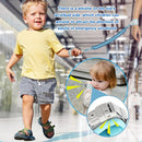 Accmor Reflective Toddler Belt Leash, 2 in1 Anti Lost Wrist Link for Baby, kid Anti Lost Waist Band Child Leash with Lock for Boys Girls, Child Walking Harness Wristband Rope Tether for Outdoor Travel by TinyTreasures Baby Boutique