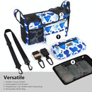 TOPDesign Universal Baby Stroller Organizer, Stroller Caddy with Detachable Mesh Bag & Heightened Insulated Cup Holders & Non-Slip Secure Hooks Accessories, Fits Most Strollers (Love) by TinyTreasures Baby Boutique