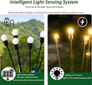 Solar Outdoor Decor - 4 Pack 40 LED Lights, Waterproof, Warm White (4 pack-40 LEDs) by GreenHaven Gardens