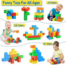Magnetic Blocks,1.42 inch 32pcs Large Magnetic Building Block for Toddlers 3 4 5 6 7 8 Year Old Boys Girls Color Magnet Cubes Learning Toys for Kids 1-3 Sensory Toys Age 4-8 Gift by TinyTreasures Baby Boutique