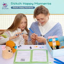 Crochetta Crochet Kit for Beginners, Learn to Crochet Kits for Adults Kids, Jumbo Potato Couple, Includes Yarn, Hooks, Stuffing, Pattern, Video Tutorials by TinyTreasures Baby Boutique