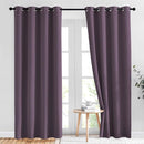 NICETOWN Plum Curtains for Living Room 84 inches Long - Plum Grommet Room Darkening Window Treatments Sound Reducing Drapes for Bedroom, 2 Panels, W52 x L84 by TinyTreasures Baby Boutique