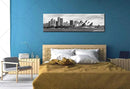 DJSYLIFE Sydney Skyline Wall Art Decor Canvas Print Black and White City Building Landscape Poster Australia Cityscape Modern Artwork Painting for Bedroom Office Home Decoration - 13.8" x 47.3" by CozyNest Decor