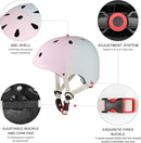 Kids Bike Helmet,Toddler Skateboard Helmets for Ages 2-3-5-8-14 Years Boys Girls，Adjustable Multi-Sport Bicycle Skateboarding Football Roller Skating Scooter Rollerblade Balance Bike Helmet by TinyTreasures Baby Boutique