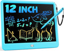 Bravokids 12 Inch LCD Writing Tablet for 3 Year Olds - Electronic Drawing Pad and Doodle Board as Educational Birthday Gifts for Girls and Boys (Blue) by TinyTreasures Baby Boutique