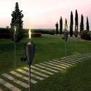 6 Pack Garden Torches for Outside， 22 oz Metal Citronella Torch with 3-Prong Grounded Stake, Perfect for Patio, Lawn, and Backyard Décor by GreenHaven Gardens