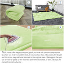 Play Mat for Babies Toddlers,1.3" Thick Elasti-Foam Anti-Fall Cushion Mat for Kids Room,28×72 Bedroom Bedside Rugs,Water-Repellent Soft Coral Velvet(Light Green) by TinyTreasures Baby Boutique