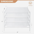 STORAGE MANIAC Sweater Drying Rack, Mesh Clothes Drying Rack, Stackable Laundry Drying Rack, Lay Flat Dryer for Delicates, Portable Dry Rack for Indoor or Outdoor, White, 4-Pack by TinyTreasures Baby Boutique