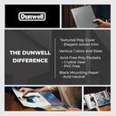 Dunwell Photo Album 8x10 (Silver) with Black Mounting Paper, 8 x 10 Photo & Art Portfolio Presentation Book, 24 Sleeves, Displays 48 Pages, Professional Photography Book for Pictures, Artwork by TinyTreasures Baby Boutique