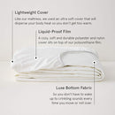 Tuft & Needle Cal King Mattress Protector - Waterproof, Liquid-Proof, Sleeps Quiet, Fitted Sheet Style, Soft and Comfortable, White by TinyTreasures Baby Boutique