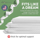 Cradle Baby Mattress and Bassinet Mattress 14x34 – 2-Inch Firm Foam Baby Bed with Waterproof Vinyl Cover – Non-Toxic Hypoallergenic Cushion Pad Replacement for Infant Bed (Multiple Standard Sizes) by TinyTreasures Baby Boutique