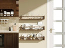 Upgraded Thick Floating Shelves - 24 Inch Multi-Use Wall-Mounted Bookshelves for Kids and Nursery, Ideal for Books, Toy, Spice Rack, Decor - Walnut Brown by CozyNest Decor