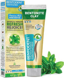 Bentodent Fluoride Free Mineral Toothpaste with Natural bentonite Clay, 100 g and Organic Coconut Sesame Oil Pulling with neem, 177ml for Fresh Breath and Teeth whitening, Vegan by CozyNest Decor