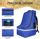 Car Seat Travel Bag for Airplane, Infant Seat Carrier with Shoulder Strap, Padded Backpack with Reflective Stripes, Blue by TinyTreasures Baby Boutique