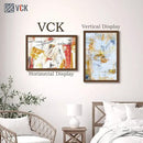 VCK 20x30 Brown Poster Frame 3 Pack, Wood Picture Frame with Exclusive Wood Grain, Wall Mounting Hanging by CozyNest Decor