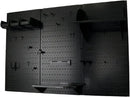 Wall Control Pegboard Organizer 4 ft. Metal Pegboard Standard Tool Storage Kit with Black Toolboard and Black Accessories by GreenHaven Gardens