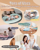Baby Lounger - Infant Lounger for Newborn 0-24 Months, Pure Cotton Breathable Baby Nest Lounger Cover, Newborn Essentials for Baby Boys & Girls, Co Sleeper Portable Baby Bed for Home and Travel by TinyTreasures Baby Boutique