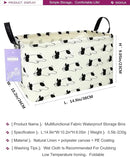 Rectangular Storage Basket Fabric Organizer Bin for Toys,Books,Clothes,Gifts,Pets-Perfect for Home,Office,Nursery,Dorm,Shelf(Rec Bulldog) by TinyTreasures Baby Boutique