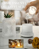 Aromatherapy Diffuser – Ultrasonic Essential Oil Diffuser, Health Night Light, Timer & Auto Shut-Off, BPA-Free, 120ml Diffusers for Home, Office, or Spa by TinyTreasures Baby Boutique