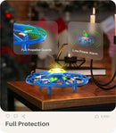 SYMA Kids Drone with 7-Color LED Light Modes, X660 Indoor Drone with Full Propeller Guard Headless Mode Rotary Ascent, Lightweight Easy to Fly Remote Control Airplane Gift for Adults Boys and Girls by TinyTreasures Baby Boutique