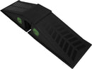 Ten-Eighty Micro Flybox Launch Ramp Set with 2 Connecting Ramps, Portable Skateboard, BMX Bike, Scooter, RC Car, Durable, Lightweight, Non-Slip Rubber Construction for Kids & Teens, Black - 56" Length by TinyTreasures Baby Boutique