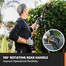 Alloyman 2-in-1 Telescoping Cordless Pole Hedge Trimmer 16-Inch and Pole Saw 8.6-Inch,with 2 Packs 4.0Ah Batteries & Charger,for Tree Trimming and Shrubs Pruning by GreenHaven Gardens